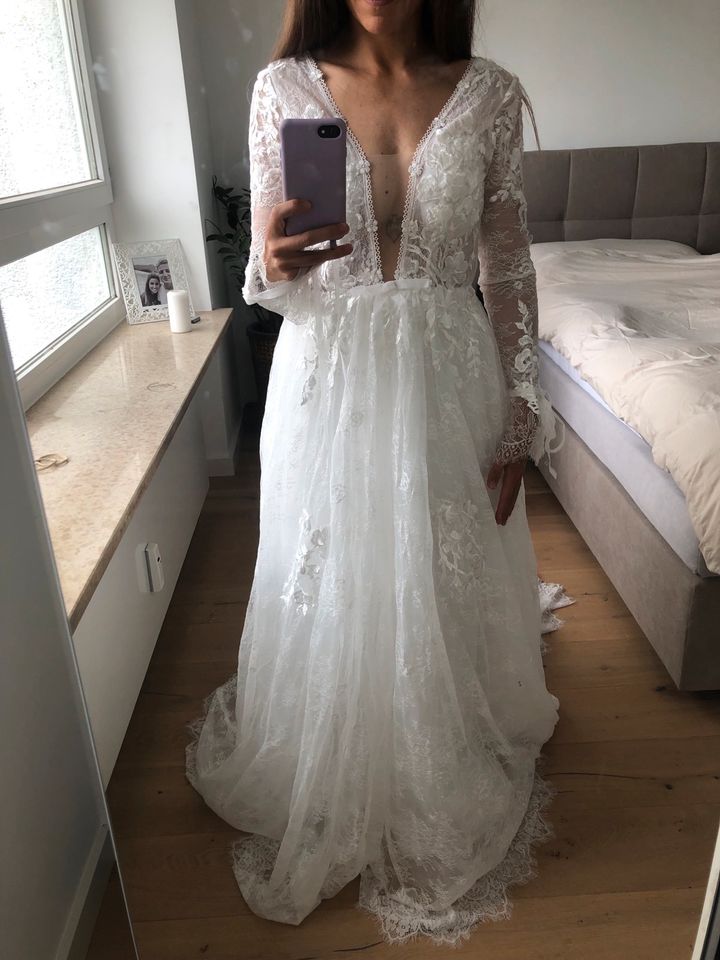 Hochzeitskleid Boho Größe 34 in München