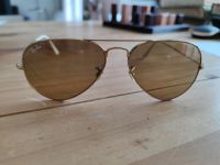 Ray Ban Aviator Pilotenbrille, weiße Bügelummantelung Nordrhein-Westfalen - Sankt Augustin Vorschau