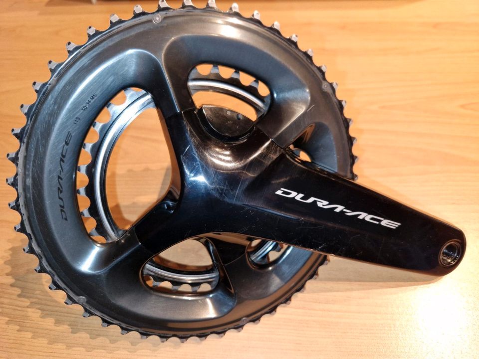 Shimano DURA-ACE FC-R9100-P Kurbelgarnitur Powermeter 170mm 50/34 in Troisdorf