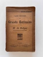 Honoré de Balzac, Gustave Lanson (einf.)  [Pages Choisies des Gra Dortmund - Innenstadt-Ost Vorschau