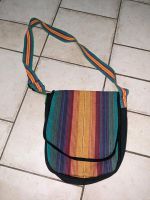 Tasche Umhängetasche bunt Stoff (Regenbogenfarben) Brandenburg - Spreenhagen Vorschau