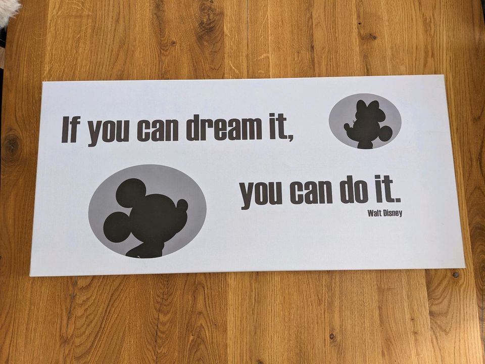 Walt Disney Bild 70x33cm in Hepberg