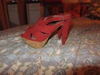 MANGO High Heels Plateau Sandalen Sandaletten 37 Mitte - Wedding Vorschau