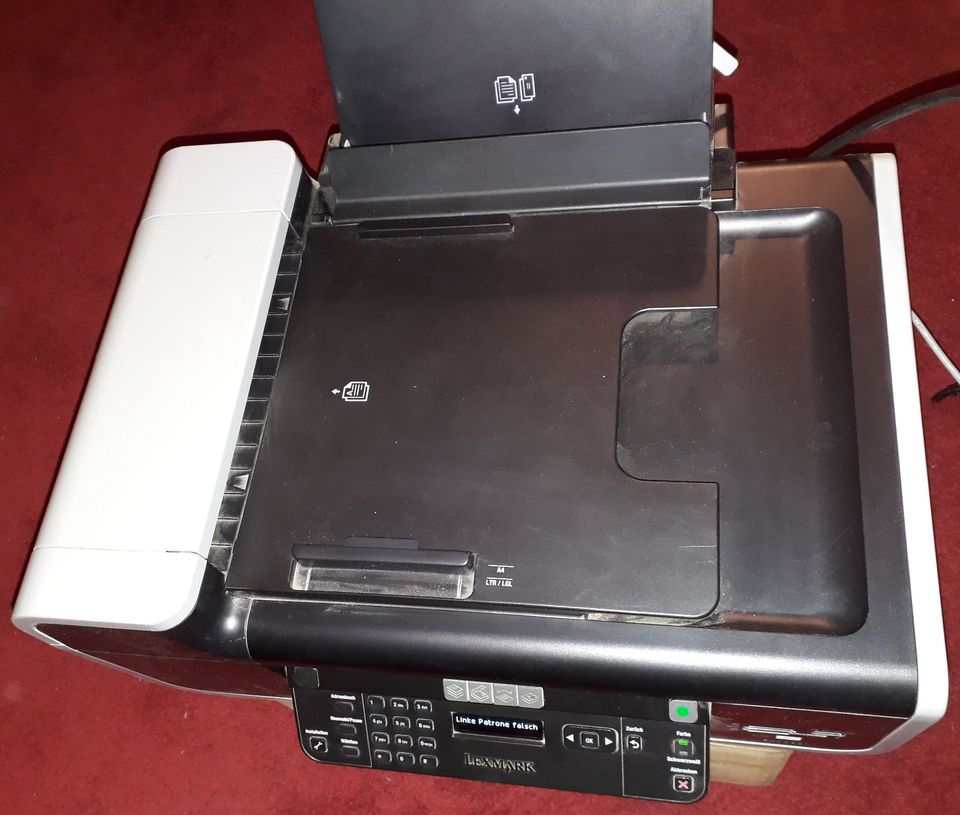 Lexmark 4437 Multifunktionsdrucker Scanner Fax Netzwerk Farbe s/w in Pössneck