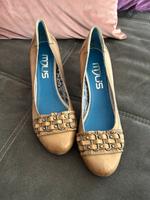 Pumps Mjus Leder beige 41 Nordrhein-Westfalen - Minden Vorschau