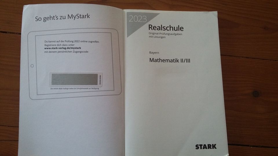 STARK Original-Prüfungsaufgaben Realschule 2023 Mathematik II/III in Benningen