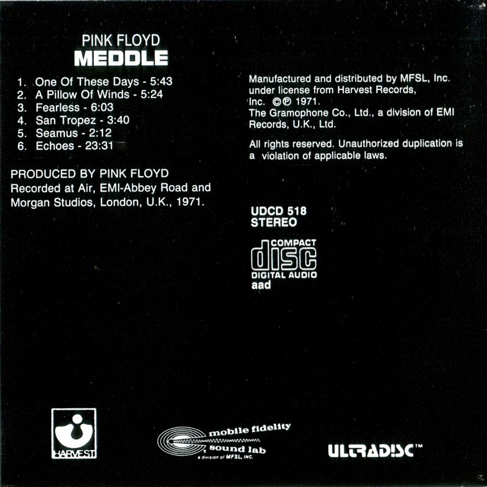 Pink Floyd CD Album Meddle (Original Master Recording) in Dortmund