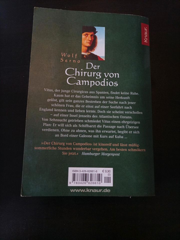 Buch * Wolf Serno * Der Chirurg von Campodios in Berlin