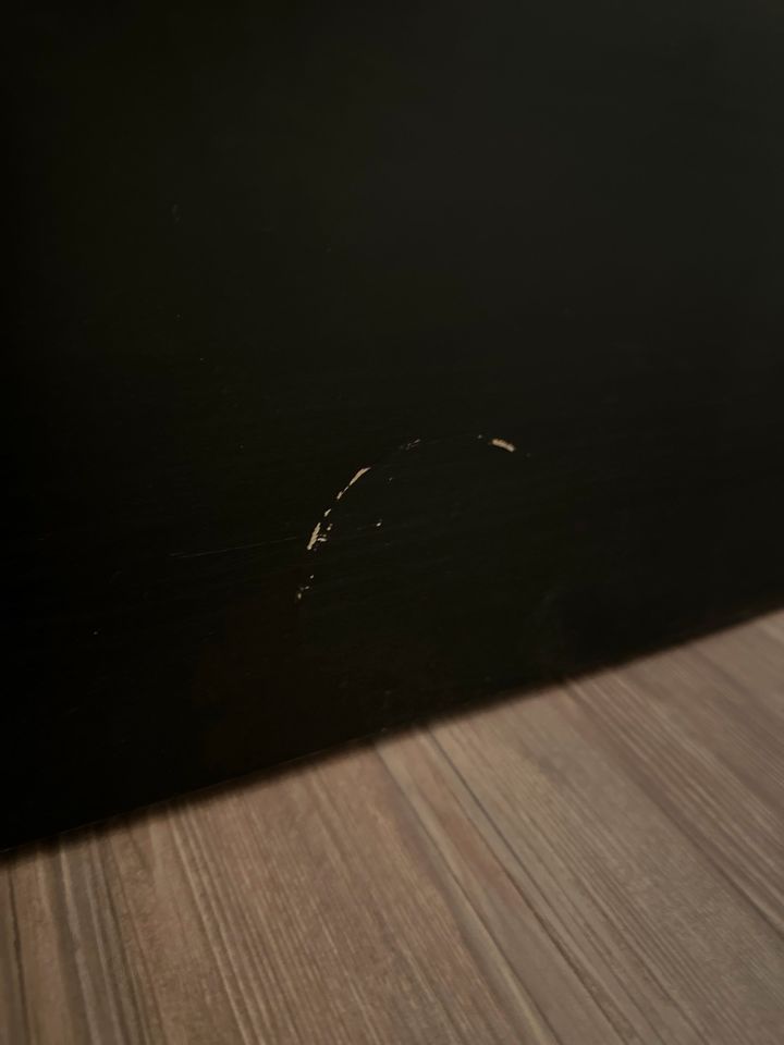 Ikea Schreibtischplatte schwarz zu verschenken in Hilpoltstein