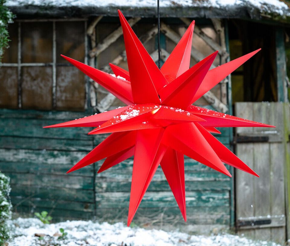 NEU 3D-Leucht-Sterne LED Xmas Deko div. Farben+Größen wetterfest in Oberhausen