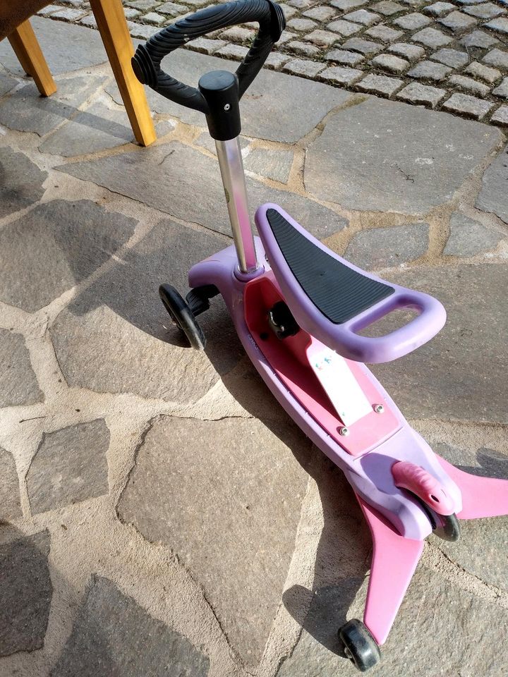 Playtive Junior 3 in 1 Tri-Scooter in lila/rosa, Fahrzeug in Werneck