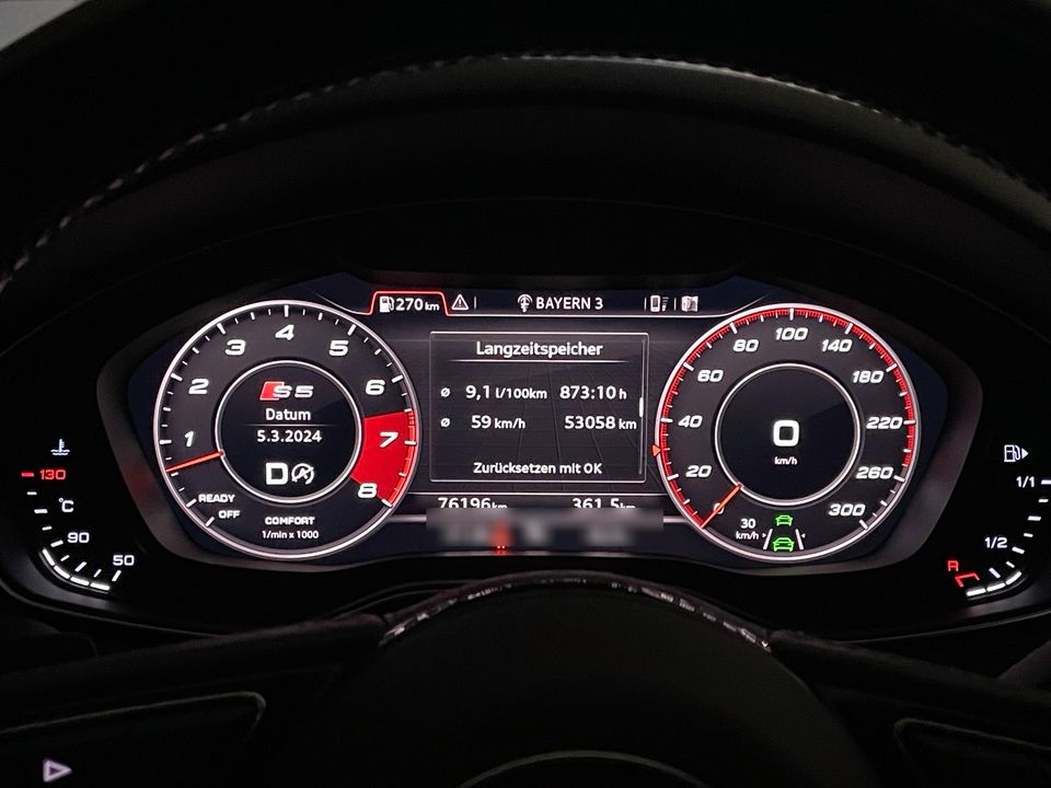 Audi S5 3.0 TFSI quattro ACC B&O Vollleder Matrix LED Nav in Haag a.d.Amper