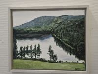 Gemälde von A. Kolvenbach "Angler am Rudersee" Nordrhein-Westfalen - Bergisch Gladbach Vorschau