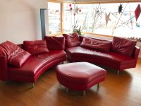 Sofa - Leder - Farbe rot - 3 teilig Bayern - Oy-Mittelberg Vorschau
