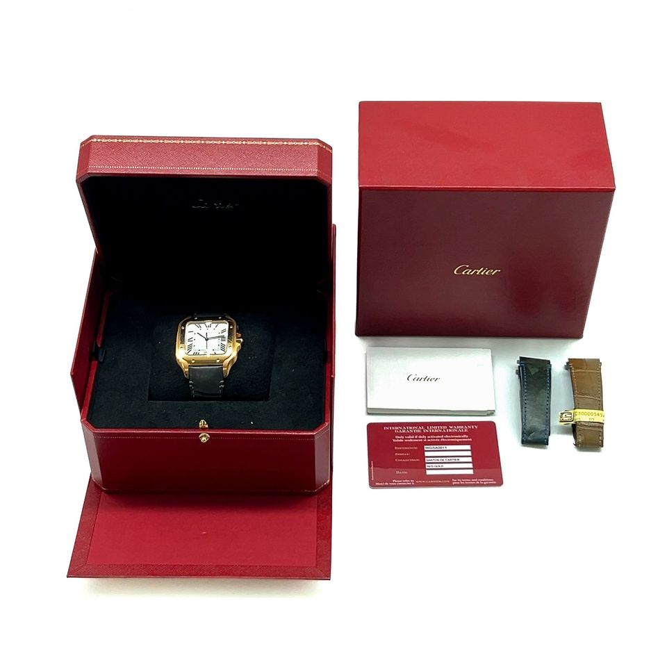 Cartier Santos large Rosegold Fullset Ref. WG SA0011 in Krefeld