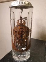 Rastal Bierkrug Glas mit Zinndeckel, Preußisches Posthausschild Rheinland-Pfalz - Gönnheim Vorschau