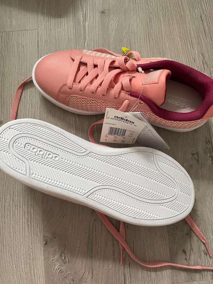 Adidas neo pink sale