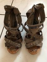 Graceland high Heel Sandale nieten 37 riemchen Bayern - Großwallstadt Vorschau