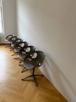 6 Fritz Hansen Rin Chair Stühle drehbar grau Altstadt-Lehel - München/Lehel Vorschau
