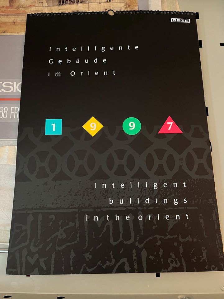 Sammelkalender Intelligente Gebäude im Orient 1997 Architektur in Darmstadt