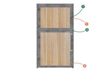 Pferdestalltür, Stalltür STANDARD Nordrhein-Westfalen - Mettingen Vorschau