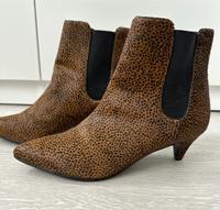 Stiefeletten Esprit 38 Leder braun schwarz leo Baden-Württemberg - Langenau Vorschau