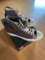 Converse Chucks Double Upper Plaid Hi Braun Hessen - Groß-Umstadt Vorschau