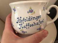 Wieninger Porzellan Tasse „Hofoldinger Kaffeehaferl“ Unikat Bayern - Feldkirchen-Westerham Vorschau