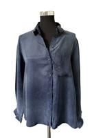Marineblaue Bluse von Zara Basic Collection, Gr. L Brandenburg - Panketal Vorschau