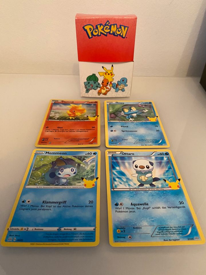 Pokémon Karten mit Box Froxy , Flemmli, Ottaro , Memmeon in Wendeburg