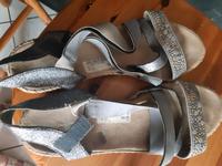 Sandalen in Silber Bayern - Obergünzburg Vorschau