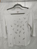 3/4 Shirt mit silberfarbenden Vögeln Hessen - Villmar Vorschau