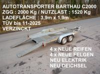 PKW AUTOTRANSPORTANHÄNGER 2000Kg ZGG VERZINKT TÜV 11-2025 TOP! Niedersachsen - Hessisch Oldendorf Vorschau