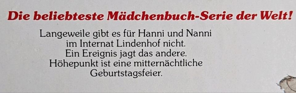 Buch / Kinderbuch / Lesebuch "Hanni und Nanni" in Recklinghausen