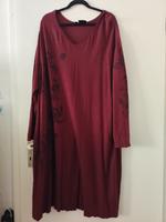 Gr 52 Winterkleid von bpc in burgunder/weinrot mit Muster Sachsen - Ebersbach/Sachsen Vorschau