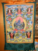 Thangka Vajradhara Indien Meditation Tibet Nepal Bayern - Hergensweiler Vorschau