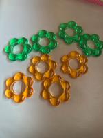 Serviettenringe Acryl 4 x orange 4 x grün Blume Niedersachsen - Nordhorn Vorschau