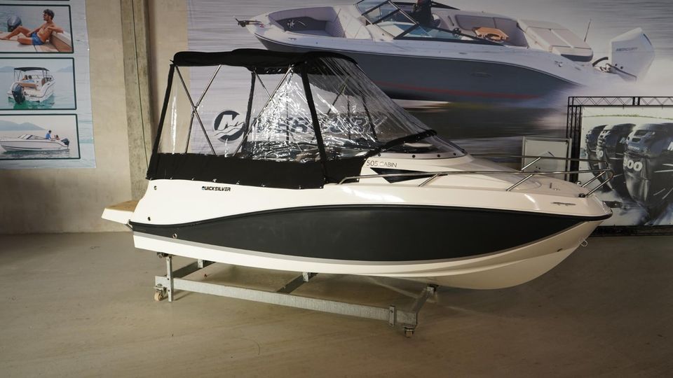 Quicksilver Activ 505 Cabin + Mercury F 15 ELPT #Lagerboot in Kiel