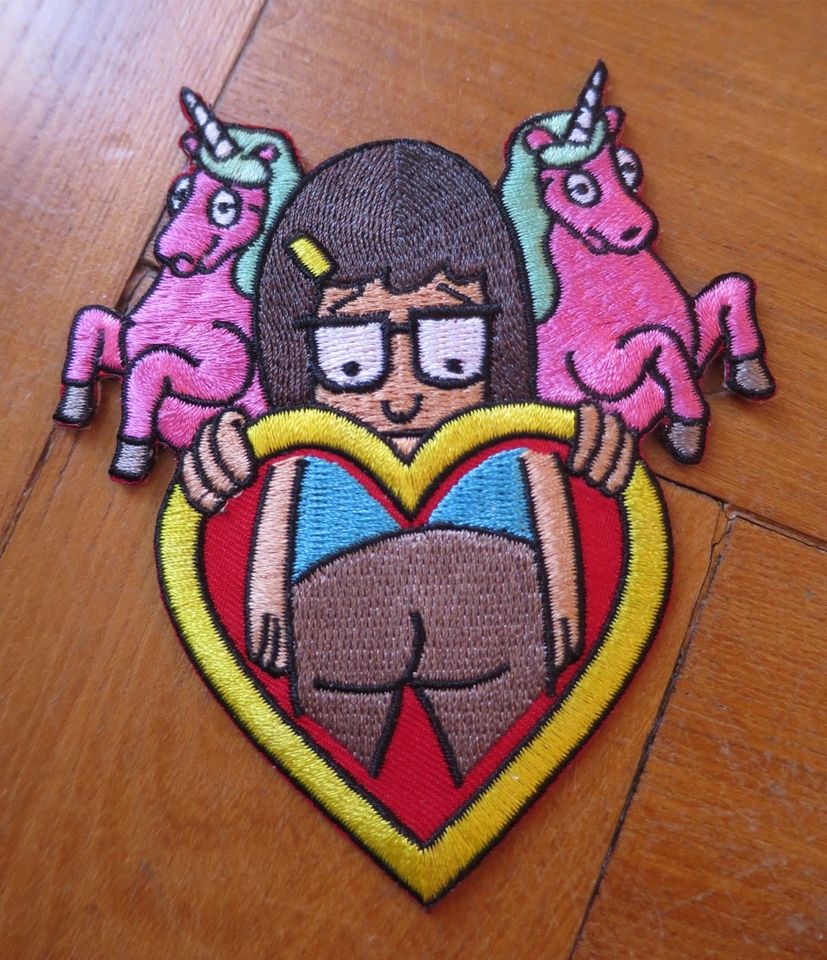 Limited Tina Belcher X Bob’s Burgers Patch „BUTTS“ in Berlin