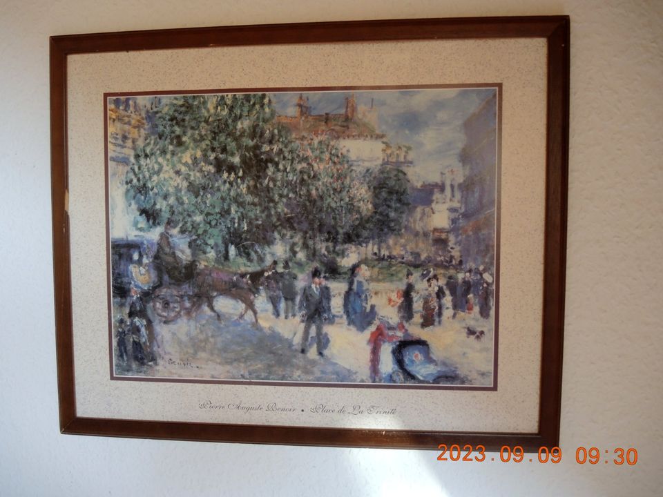 Bild Piere Auguste Renoir Place de la Trinité  Selten in Philippsthal (Werra)