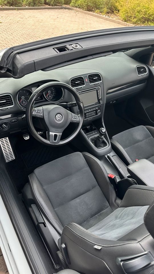 VW Golf 6 Cabrio 1.2 TSI | Steuerkette & TÜV NEU| AP Federn | 19“ in Bad Salzuflen