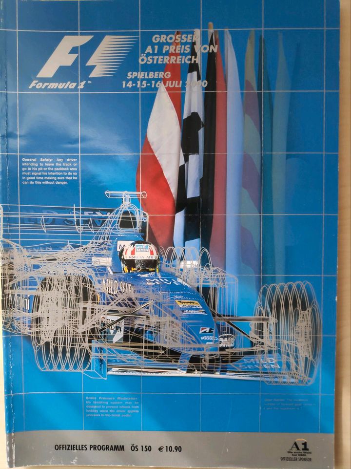 Original Formel 1 Programmhefte in Büchlberg