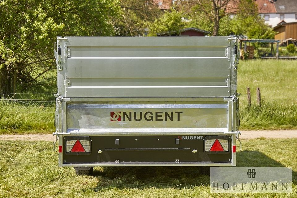 Nugent Dreiseitenkipper 370x180x35 cm 3500 kg mit Kastenaufsatz in Gindorf