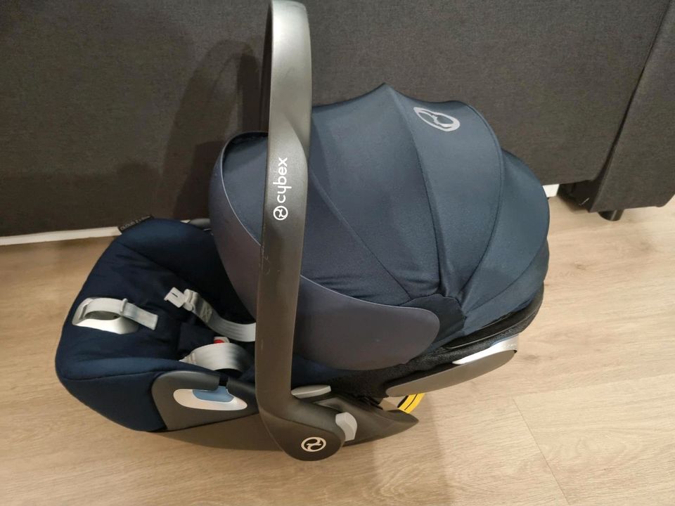 Cybex Babyschale PLATINUM Z i Size mit Isofixstation drehbar in Plate