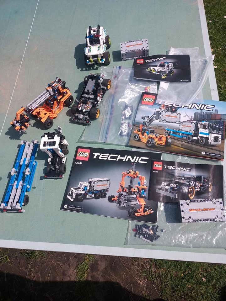 Lego Technik Konvolut m. 42062, 42046 u. 42047 m. BA, nicht komp in Nordenholz