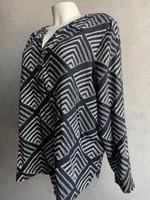 Cecil Langarm Bluse schwarz weiß Gr. XL Hessen - Burgwald Vorschau