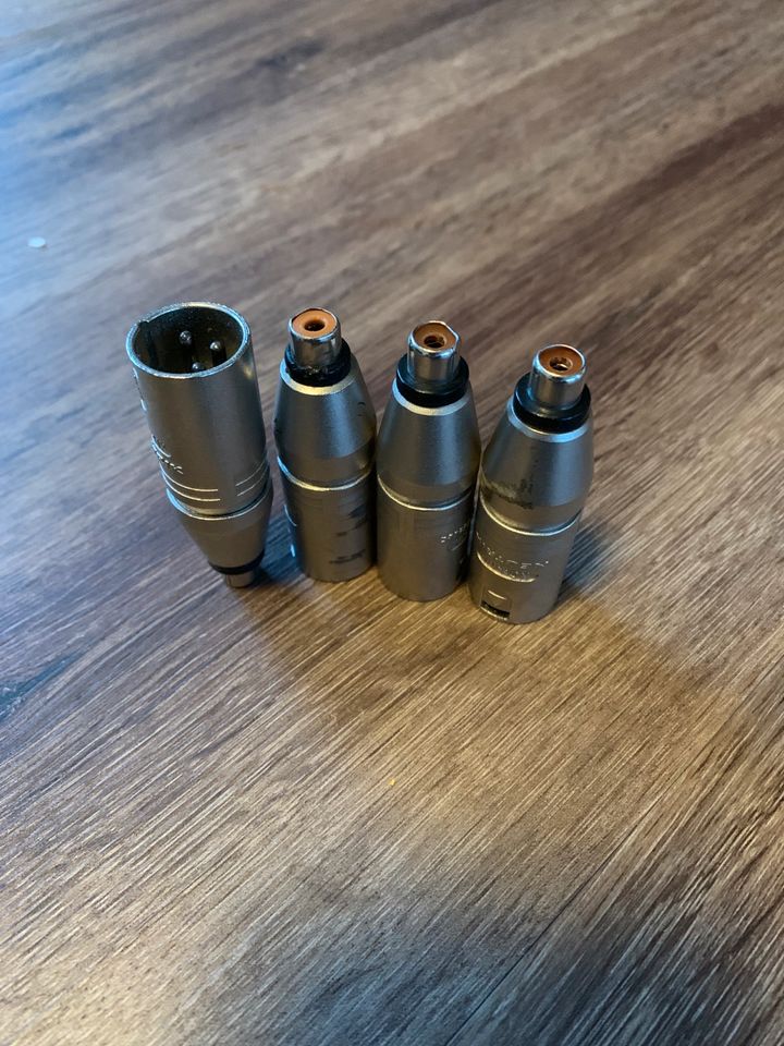 4 x Neutrik Adapter XRL M auf Chinch W in Wickede (Ruhr)