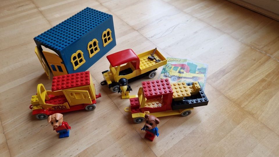 Lego Fabuland Taxistand Müllwagen Lieferwagen in Böhl-Iggelheim