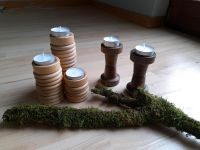 Kerzenständer /Teelichthalter aus  Holz / Upcycling Hessen - Ebsdorfergrund Vorschau
