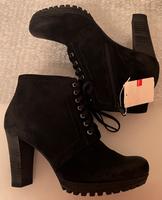 Högl Stiefelette Gr. 38,5 Absatz 9,7cm Schwarz. Hessen - Darmstadt Vorschau